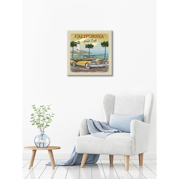 Канвас 40х40 см Милые зайчики от магазина ЛесКонПром.ру