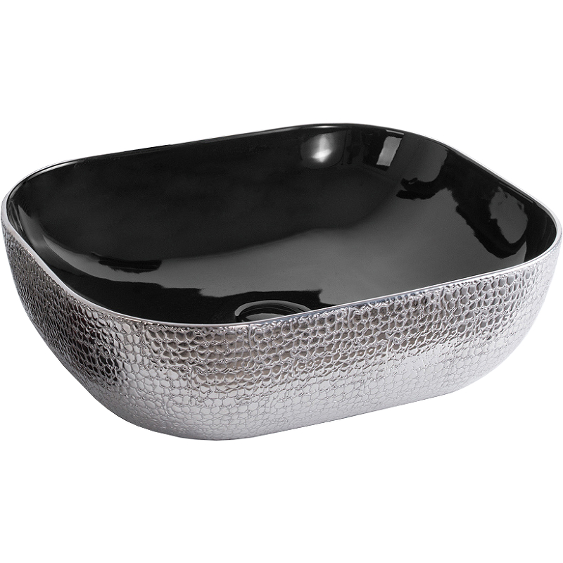 Раковина-чаша CeramaLux 50 D1302H020 Серебро Черная от магазина ЛесКонПром.ру