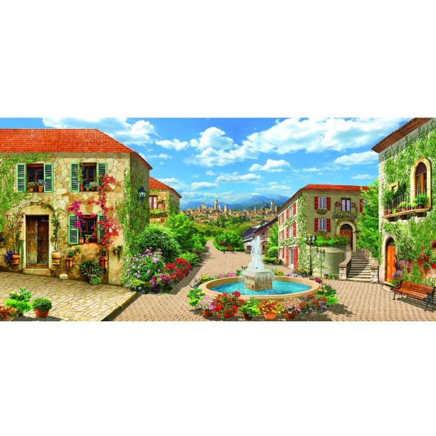 Фотообои бумажные 291x136с м Фонтан от магазина ЛесКонПром.ру