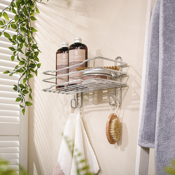 Полка сетчатая ЧМЗ Стамбул 1-ярусная прямая от магазина ЛесКонПром.ру