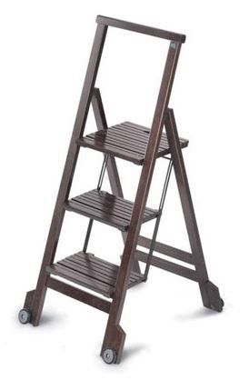 Стул-Стремянка Biblio-3 Wenge (Венге) Aris от магазина ЛесКонПром.ру