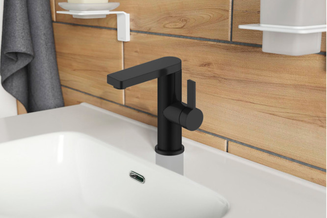 Смеситель для умывальника ARGOTECH Nero 80513335 от магазина ЛесКонПром.ру