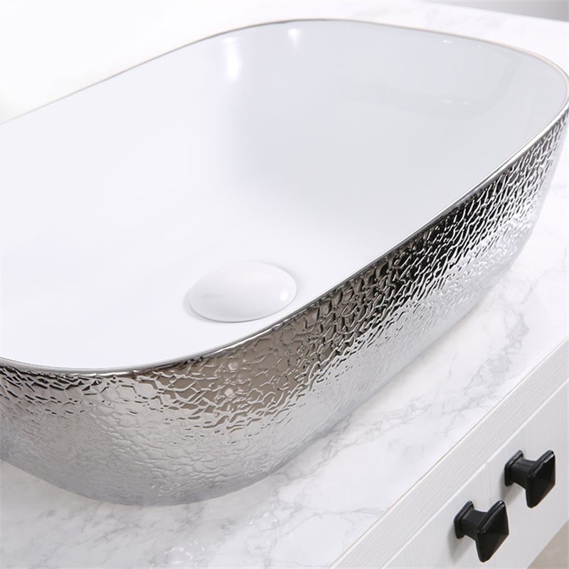 Раковина-чаша Mira 46 MR-4632WS Белая Серебро от магазина ЛесКонПром.ру