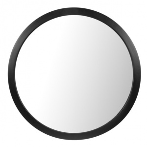 Зеркало в раме круглое d70 см черное