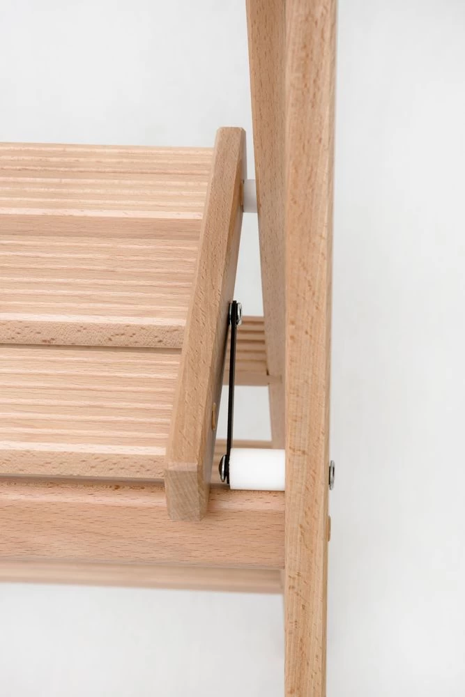 Стремянка деревянная Hoz-Block Батя 2 ступени Светлая (арт. СДБ-2С) от магазина ЛесКонПром.ру