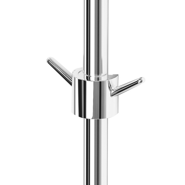 Штанга для душа Lemark с крючками хром от магазина ЛесКонПром.ру