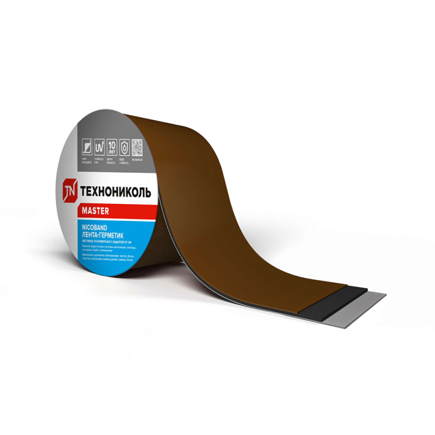 Герметизирующая лента NICOBAND 50 мм коричневая 3 м от магазина ЛесКонПром.ру
