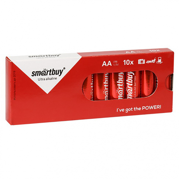 Батарейка LR6(АА) Smartbuy 10 шт от магазина ЛесКонПром.ру