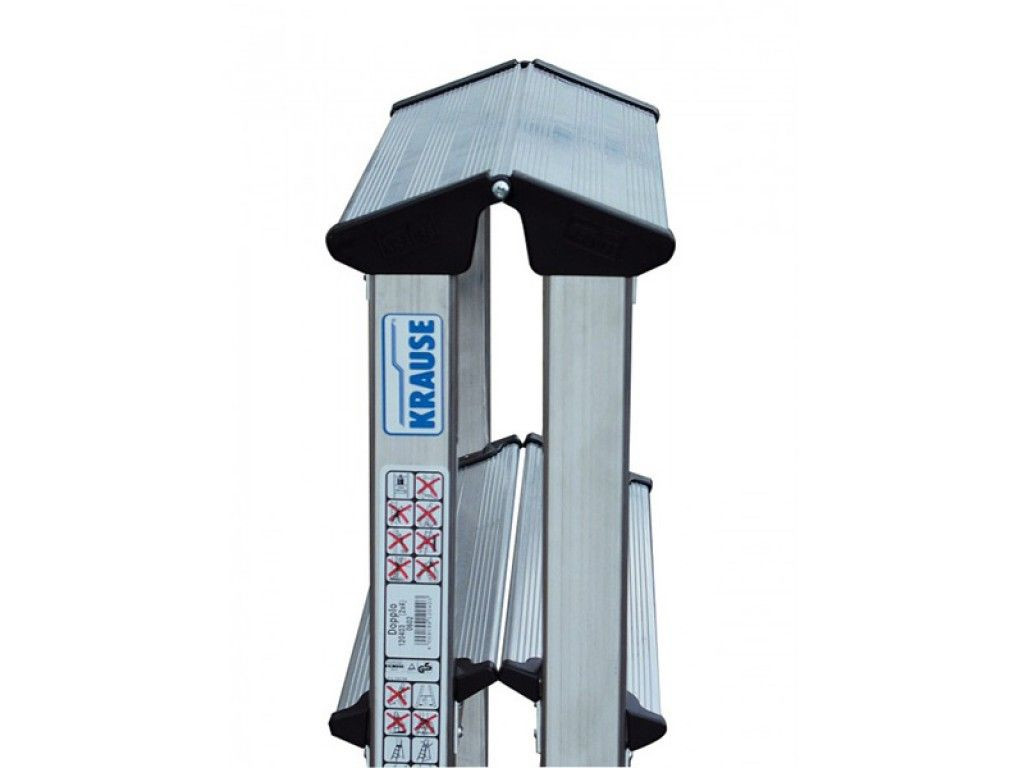 Стремянка алюминиевая двухсторонняя Krause Treppo 2х3 ступени (арт.126030) от магазина ЛесКонПром.ру