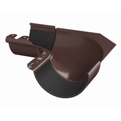 ТЕХНОНИКОЛЬ Металлическая водосточная система Стандарт, внутренний угол 90°, коричневый от магазина ЛесКонПром.ру