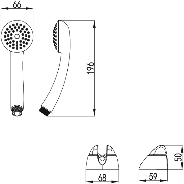 Душевой гарнитур Milardo 3301F68M16 от магазина ЛесКонПром.ру