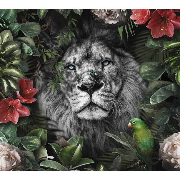 Фотообои флизелиновые Lion 300х270 см от магазина ЛесКонПром.ру