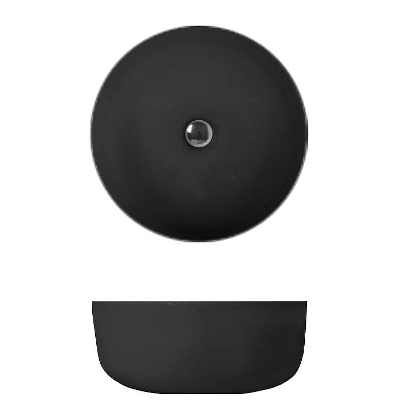 Раковина-чаша Kerasan Nolita 40 534431 Черная матовая от магазина ЛесКонПром.ру