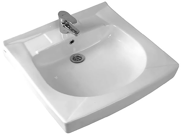 Раковина Santek Пилот 60 на стиральную машину Белая от магазина ЛесКонПром.ру