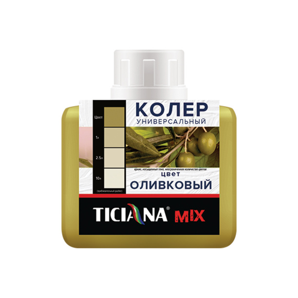 Колер универсальный Ticiana Mix оливковый 80 мл от магазина ЛесКонПром.ру
