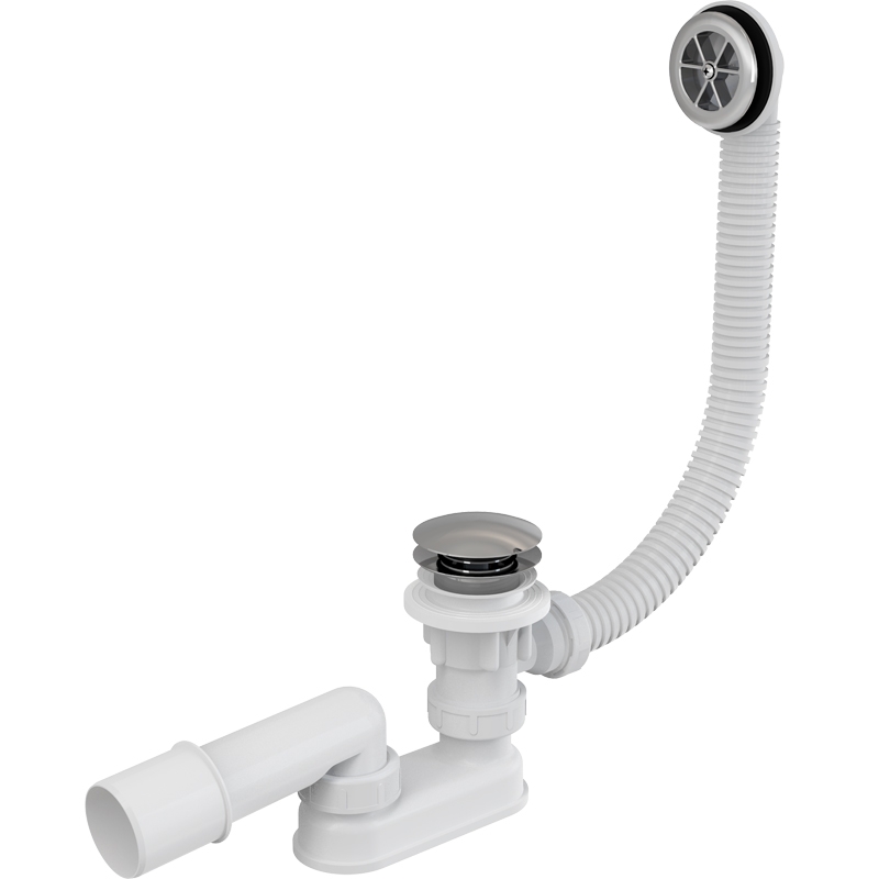 Слив-перелив Alcaplast A505KM Click-Clack Хром от магазина ЛесКонПром.ру