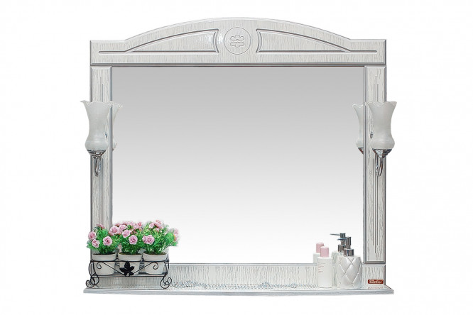 Зеркало с полкой Sanflor Адель 80353297 от магазина ЛесКонПром.ру