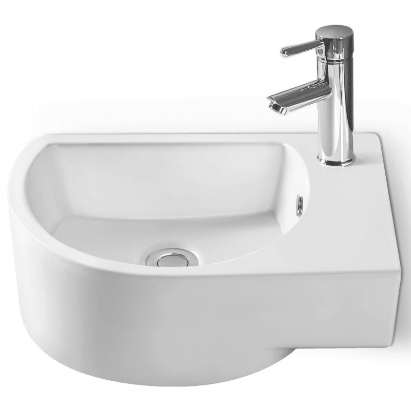 Раковина SantiLine 41 SL-2015L Белая от магазина ЛесКонПром.ру