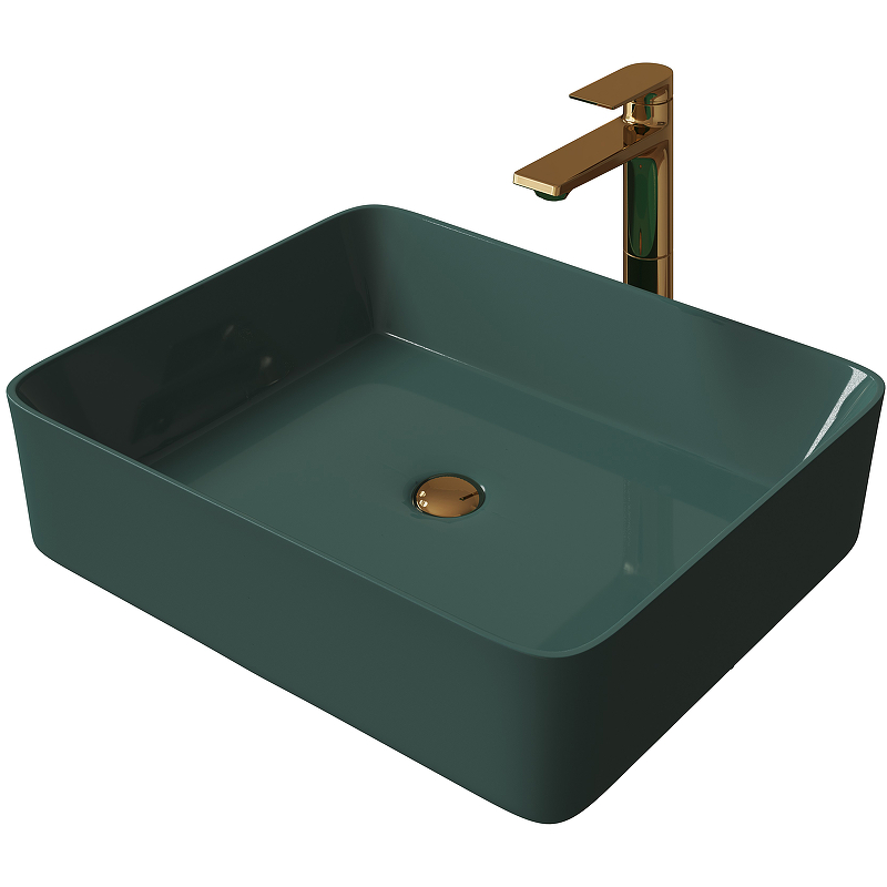 Раковина-чаша Grossman 48 GR-3016OLM Светло-зеленая матовая от магазина ЛесКонПром.ру