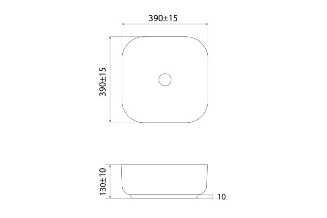 Умывальник накладной IDDIS Bridge 80534101 от магазина ЛесКонПром.ру