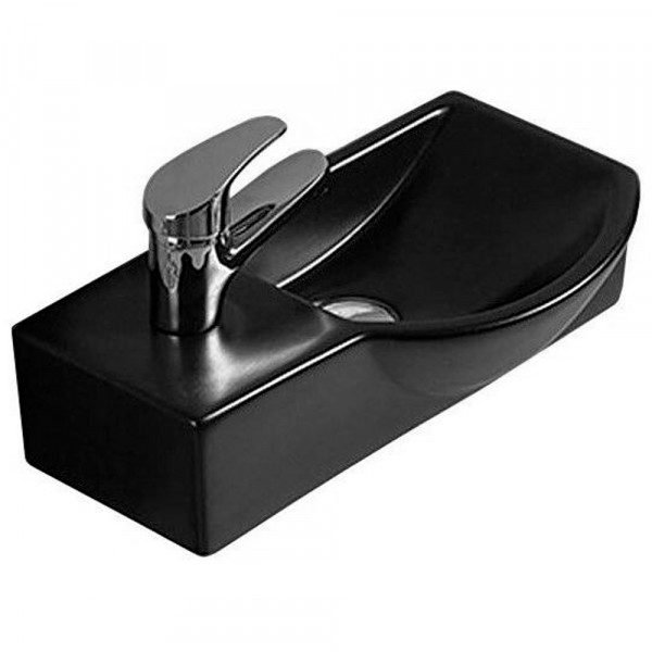 Раковина CeramaLux 40 7947ARMB Черная от магазина ЛесКонПром.ру