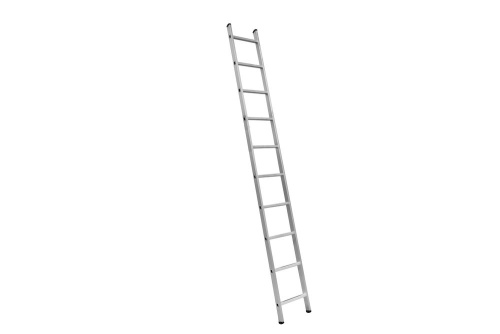 Алюминиевая односекционная  приставная лестница SCALA 1*10  арт.  SC 1010 от магазина ЛесКонПром.ру