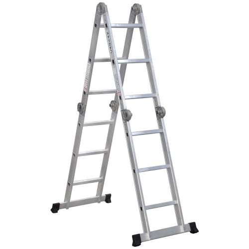 Алюминиевая лестница трансформер HERCULES 4Х3 CAGSAN от магазина ЛесКонПром.ру