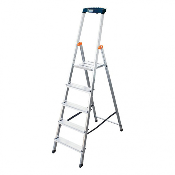 Стремянка Krause SAFETY алюминиевая 5 ступеней от магазина ЛесКонПром.ру