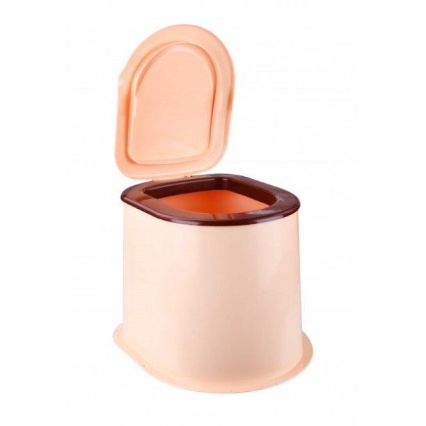 Туалет дачный бежевый от магазина ЛесКонПром.ру