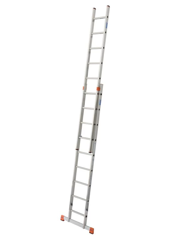 Лестница алюминиевая двухсекционная KRAUSE FABILO 2х9 арт. 129277 от магазина ЛесКонПром.ру