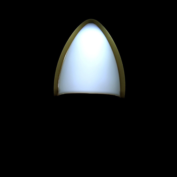 Ночник RISALUX Светлячок золотой 1 Вт LED с датчиком темноты 220 В от магазина ЛесКонПром.ру