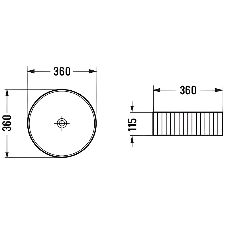 Раковина-чаша Comforty 36 78728 00-00012233 Белая от магазина ЛесКонПром.ру
