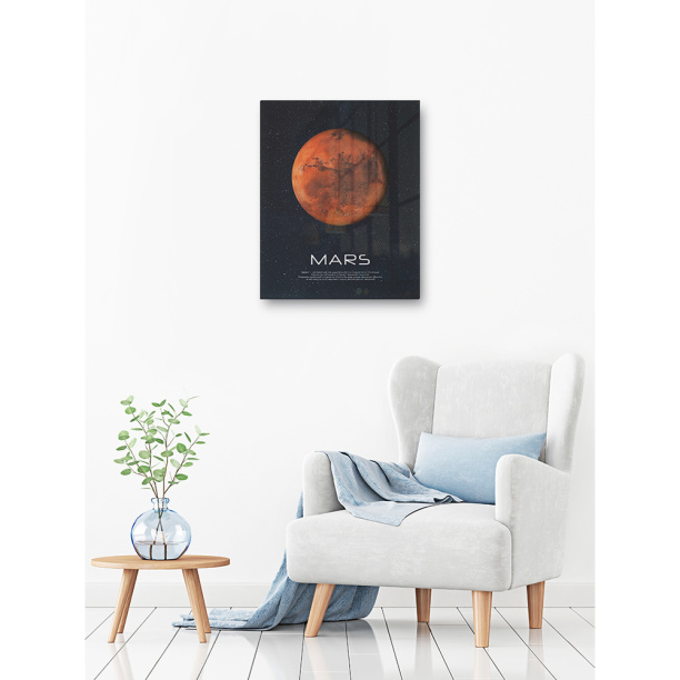 Картина на стекле 40х50 см Earth от магазина ЛесКонПром.ру