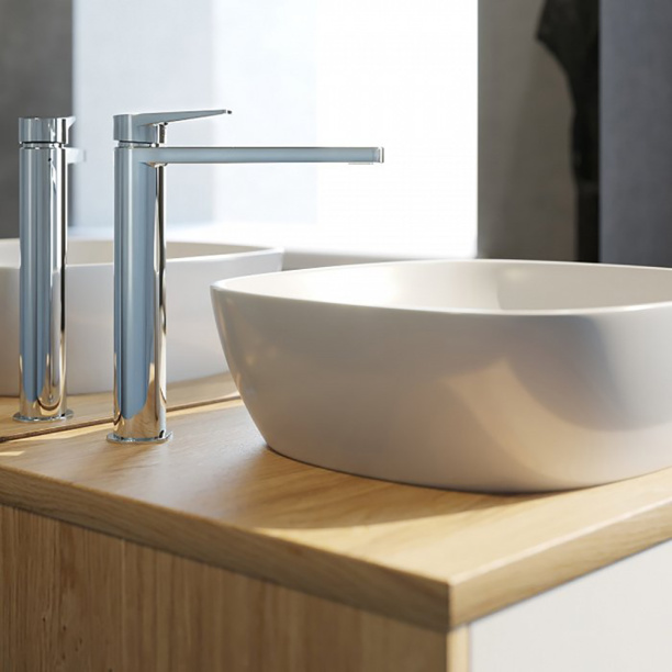 Смеситель для раковины IDDIS Bridge высокий от магазина ЛесКонПром.ру