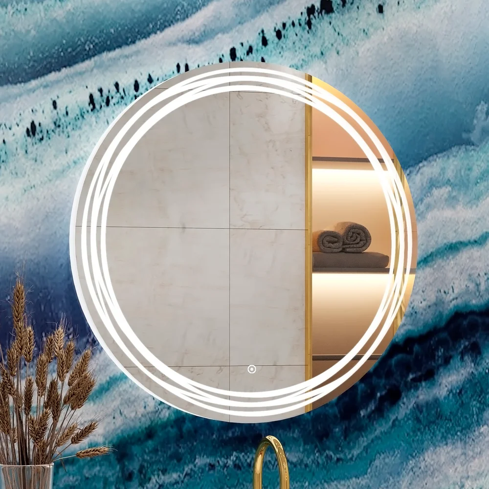 Зеркало круглое DIWO Муром 77 с подсветкой от магазина ЛесКонПром.ру