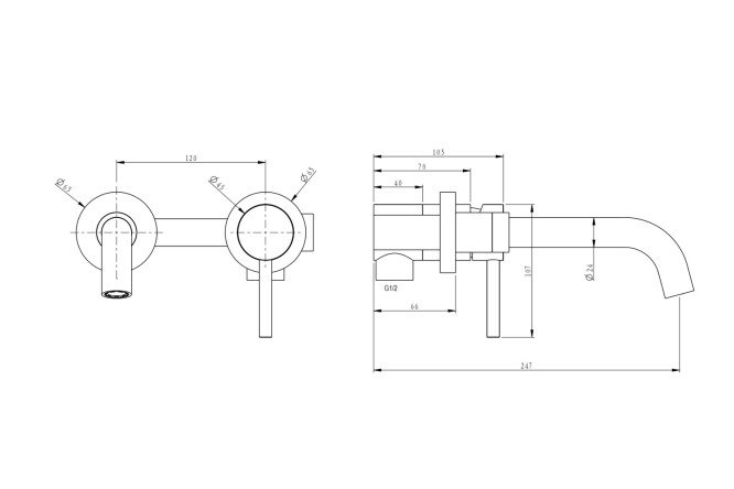 Смеситель для раковины MILACIO Ultra 80517341 от магазина ЛесКонПром.ру