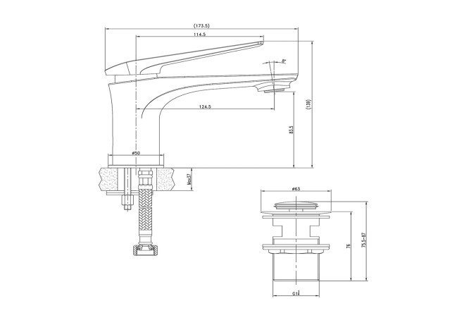 Смеситель для раковины LEMARK Allegro 80440964 от магазина ЛесКонПром.ру