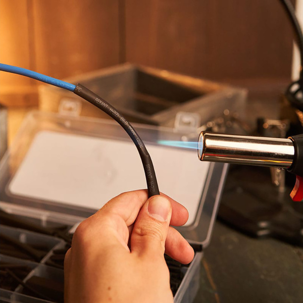 Термоусадочная трубка REXANT Набор №2 260 шт черный от магазина ЛесКонПром.ру