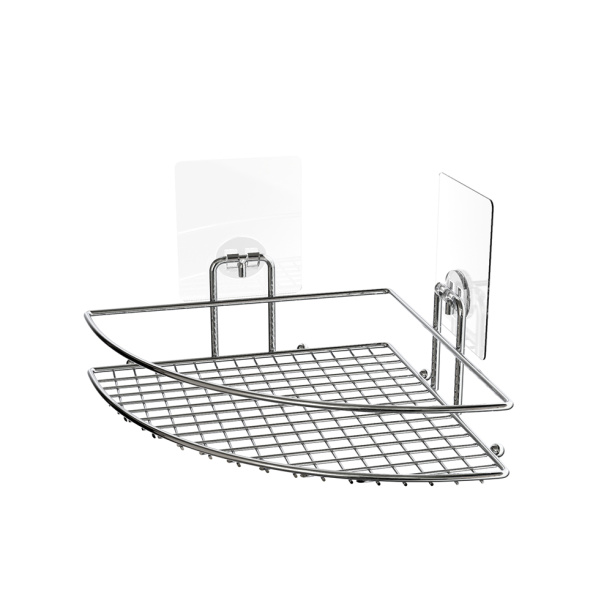 Полка сетчатая Kleber Light 1-ярусная угловая от магазина ЛесКонПром.ру