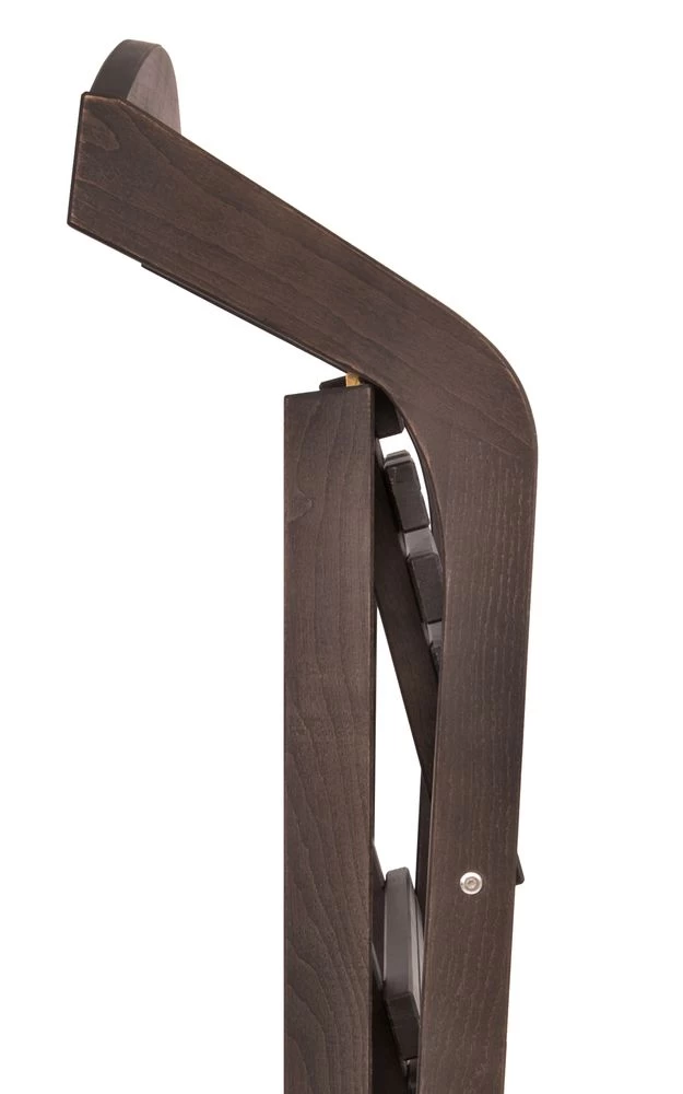 Стремянка-стул деревянная с широкими ступенями Hoz-Block Микки-Трон 3 ступени Венге (арт. СДМТС-3В) от магазина ЛесКонПром.ру