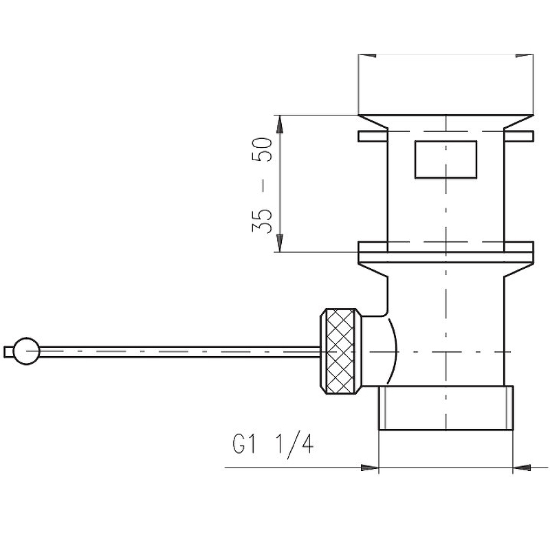 Донный клапан Rav Slezak MD0013SM Бронза от магазина ЛесКонПром.ру