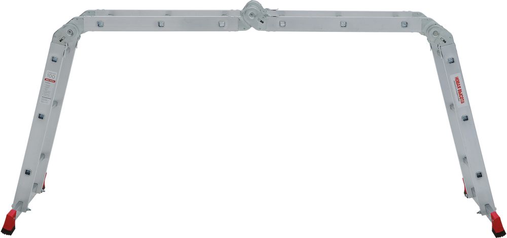Алюминиевая четырехсекционная лестница-трансформер 400 мм NV1323 НОВАЯ ВЫСОТА 4Х4 арт.1323404 от магазина ЛесКонПром.ру