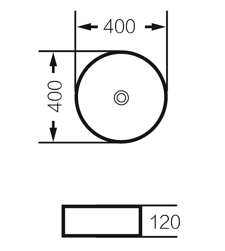 Раковина-чаша Grossman 40 GR-3013GM Серая матовая от магазина ЛесКонПром.ру