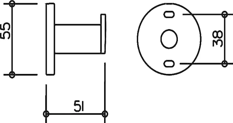 Крючок Keuco Plan 14914 хром от магазина ЛесКонПром.ру