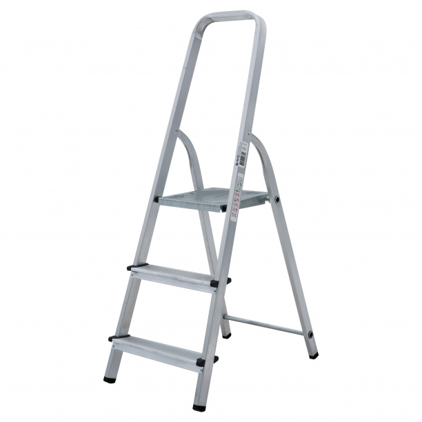 Стремянка Новая Высота алюминиевая 3 ступени от магазина ЛесКонПром.ру
