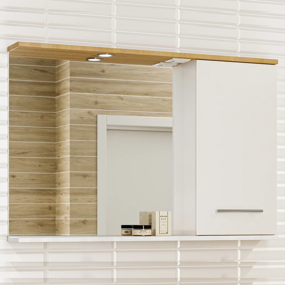 Зеркало Misty Респект 120 R от магазина ЛесКонПром.ру