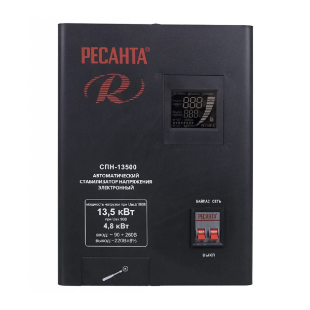 Стабилизатор настенный Ресанта 13,5 кВА от магазина ЛесКонПром.ру