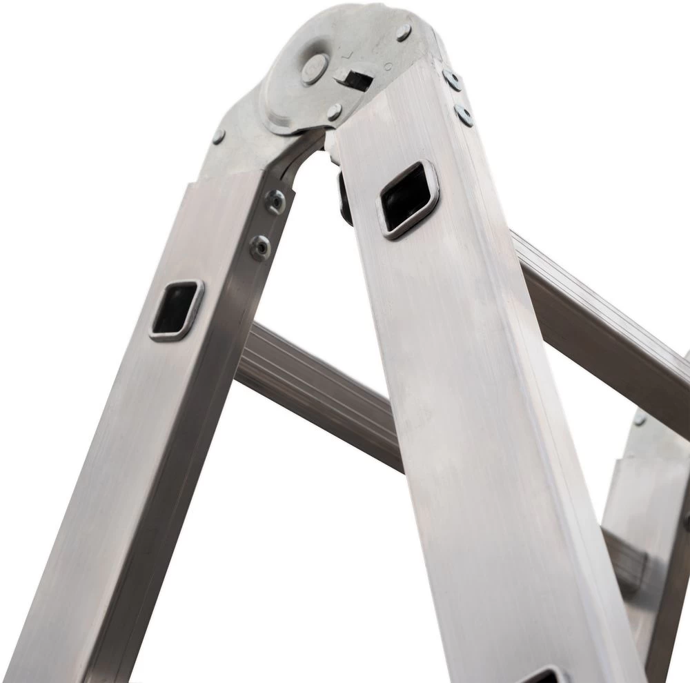 Алюминиевая четырехсекционная лестница-трансформер 400 мм NV2322 НОВАЯ ВЫСОТА 4Х3 арт.2322403 от магазина ЛесКонПром.ру