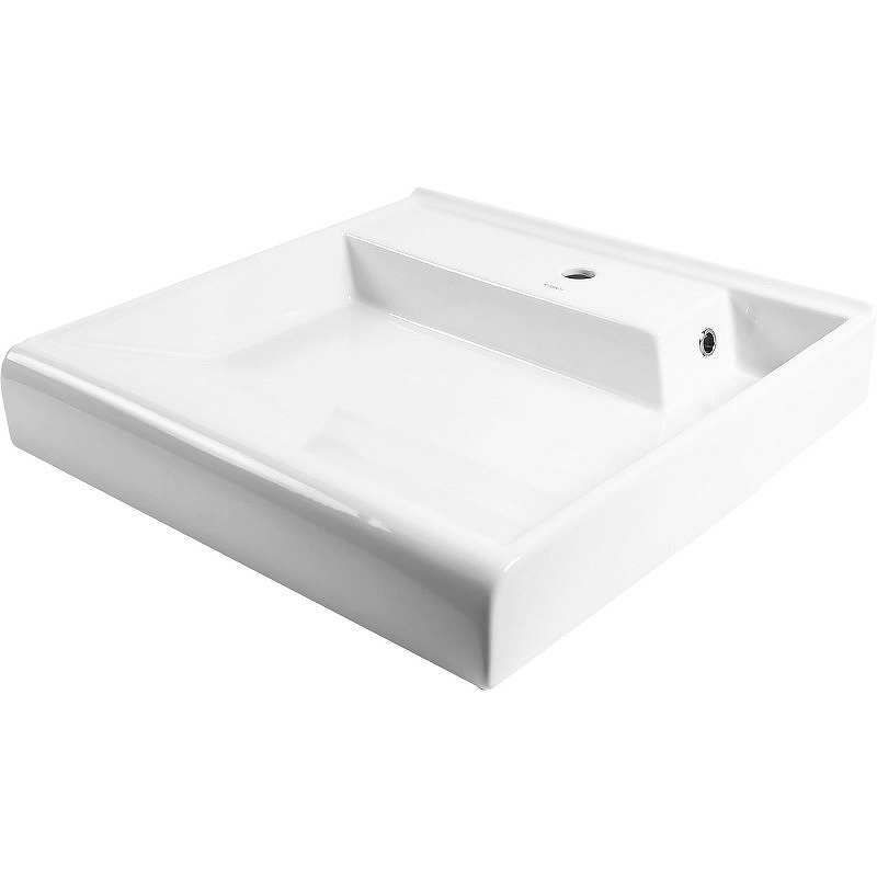 Раковина Кировит Престиж 60 на стиральную машину Белая от магазина ЛесКонПром.ру