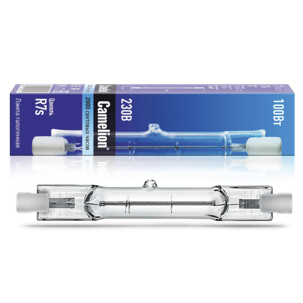 Галогенная лампа Camelion 100Вт R7s 78 мм от магазина ЛесКонПром.ру